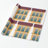 Twee artikelen voor het verpakken van artikelen cadeaupapier (Uitgerold)