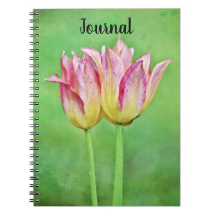 Twee Artsy Tulips Journal-Notitieboek Notitieboek