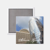 Twee Atlanta High Rises Magneet (Voorkant / Achterkant)