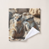 Twee Aussie Rottnest is het land van de quota, Bad Handdoek (Wasdoekje)
