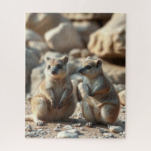 Twee Aussie Rottnest is het land van de quota, Legpuzzel (Verticaal)