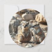 Twee Aussie Rottnest IsLand Quokkas, Save The Date (Voorkant)
