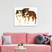 Twee Aussies Canvas Afdruk (Insitu (Woonkamer))