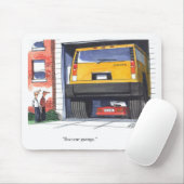 Twee autogarage muismat (Met muis)