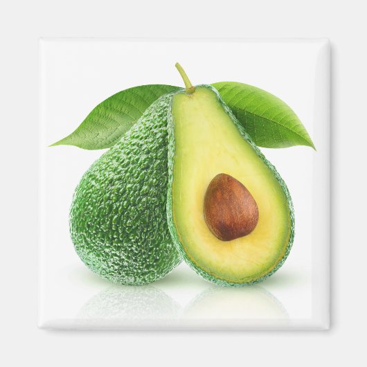 Twee avocado's magneet (Voorkant)