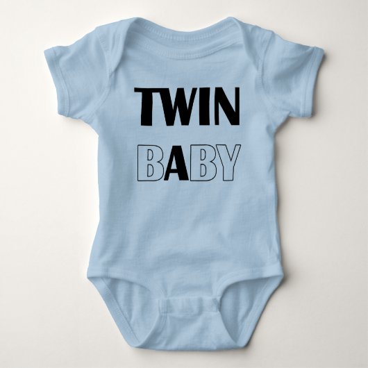 TWEE BABY A ROMPER (Voorkant)