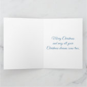 Twee Baby Bunnies Beste Vrienden Kerst Kaart (Binnen)