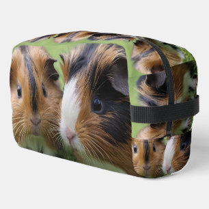 Twee baby schildpad cavia's, toilettasje