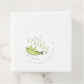 Twee Baby shower twee erwten in een pod-avor Bedankjes Labels (In situ)