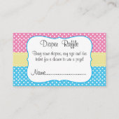 Twee Baby showers - twee erwten in een druppelaar Informatiekaartje (Achterkant)