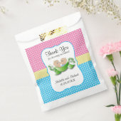 Twee Baby showers - twee erwten in een peul Dank j Bedankzakje (Gezegeld)