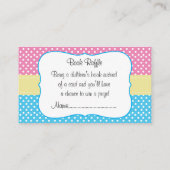 Twee Baby showers - twee erwten in een pod boek ra Informatiekaartje (Achterkant)