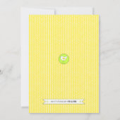 Twee Baby showers uitnodiging (Achterkant)