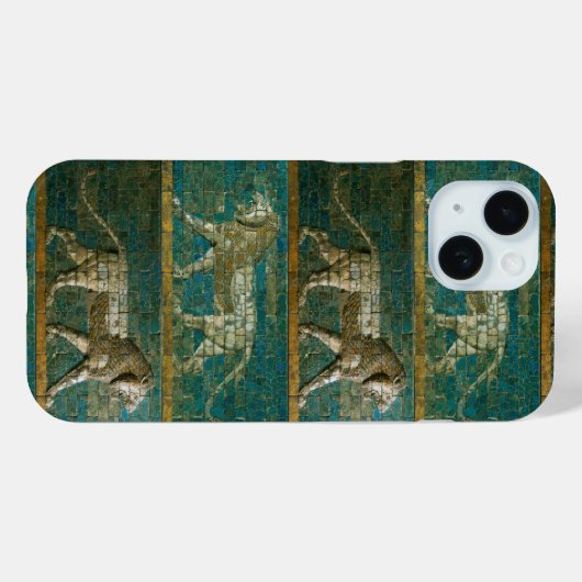 TWEE BABYLONISCHE LEEUWEN Antiek Assyrische Kunst Case-Mate iPhone Case (Achterkant (horizontaal))