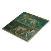 TWEE BABYLONISCHE LEEUWEN Antiek Assyrische Kunst Tegeltje (Zijkant)