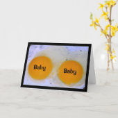 Twee baby's? Dat is Eg-stra Special. Kaart (Gele Bloem)