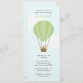 Twee baby's in een ballon kaart (Voorkant / Achterkant)