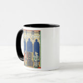 Twee backgammaspelers mok (Voorkant links)