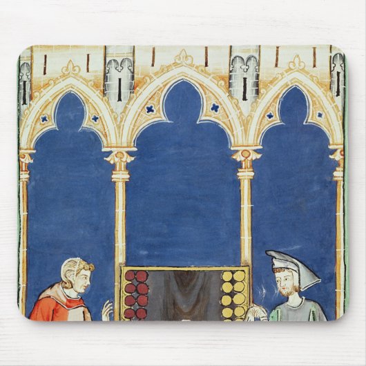 Twee backgammaspelers muismat (Voorkant)