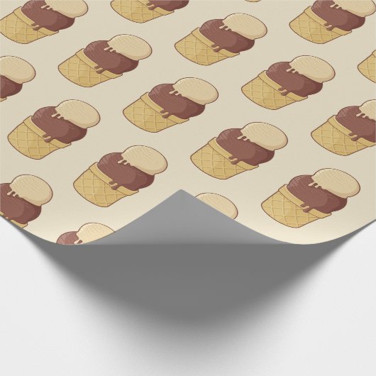 Twee bakkerijbeker cadeaupapier (Hoek)