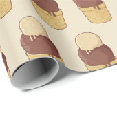 Twee bakkerijbeker cadeaupapier (Rol Hoek)