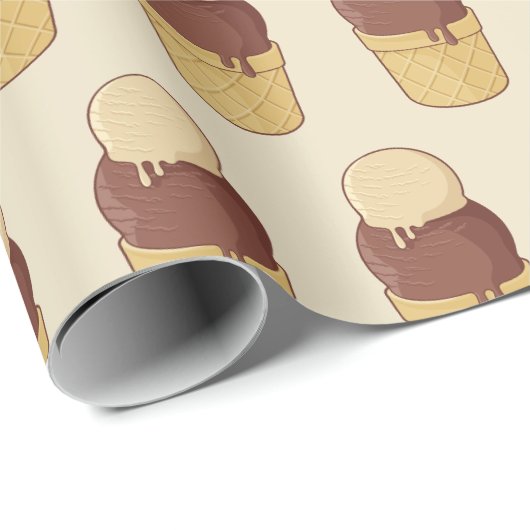 Twee bakkerijbeker cadeaupapier (Rol Hoek)