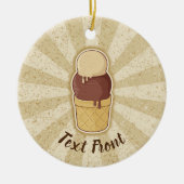 Twee bakkerijbeker keramisch ornament (Voorkant)