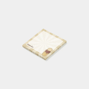 Twee bakkerijbeker post-it® notes