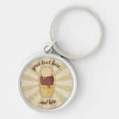 Twee bakkerijbeker sleutelhanger (Voorkant)