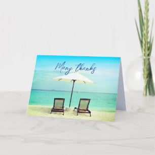 Twee balkketens paradise blanco gevouwen notitieka kaart
