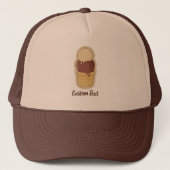 Twee ballen ijsbekercup trucker pet (Voorkant)