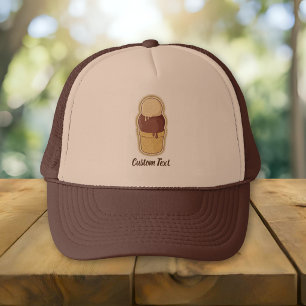 Twee ballen ijsbekercup trucker pet