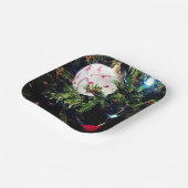 Twee ballen papieren bordje (Gebogen)