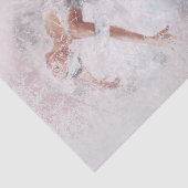 Twee Ballerinas Dance-lospagina Tissuepapier (Detail)