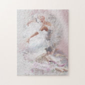 Twee ballerina's dansen legpuzzel (Verticaal)