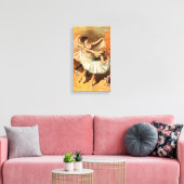 "Twee Ballerina's" gewikkeld canvas print (Insitu (Woonkamer))