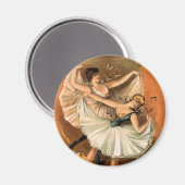 Twee Ballerina's magneet (Voorkant / Achterkant)