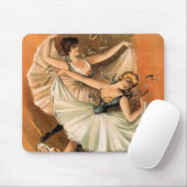 Twee Ballerina's mousepad Muismat (Met muis)