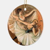 Twee Ballerina's ornament (Links)