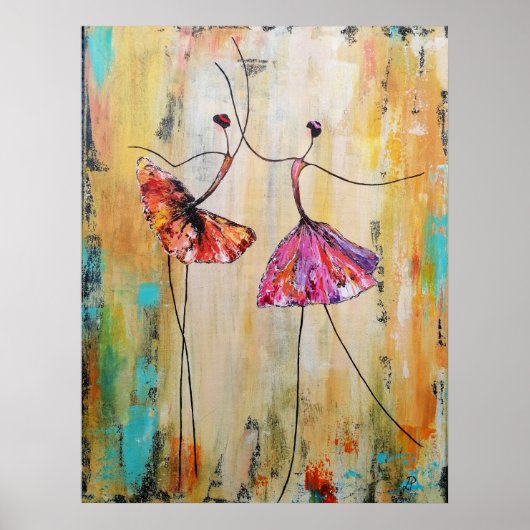 Twee ballerina's poster (Voorkant)