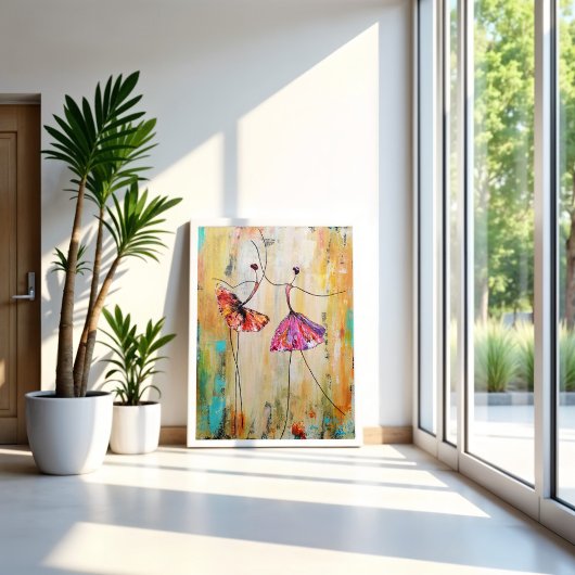 Twee ballerina's poster