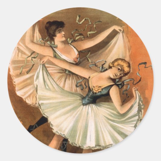 Twee Ballerina's stickers (Voorkant)