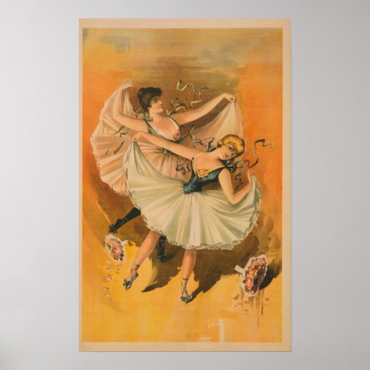 Twee Ballerinas Theatrisch Poster (Voorkant)