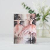 Twee balletdansers Briefkaart (Staand voorkant)