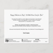 Twee ballonnen Happy Valentine's Day Voucher Kaart (Achterkant)