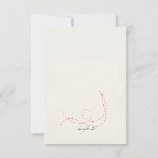 Twee Ballons van Harten bewaren de Aankondiging (Achterkant)