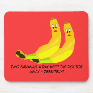 Twee Bananas Mousepad Muismat