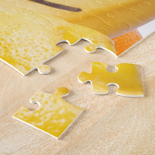 Twee bananen met ogen en mond legpuzzel (Zijkant)