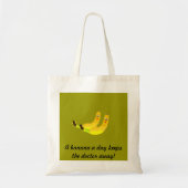 Twee Bananen Zak Tote Bag (Voorkant)
