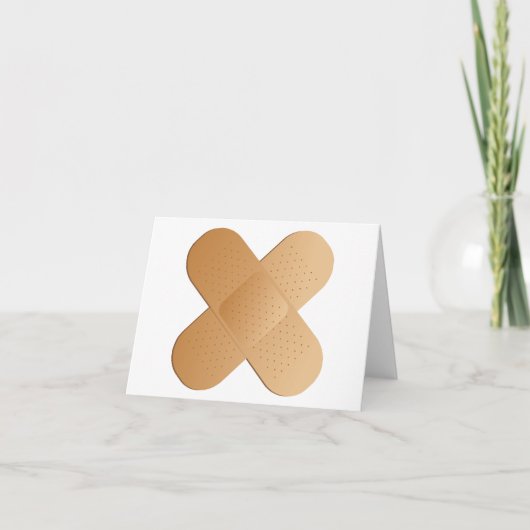 Twee bandhulpmiddelen kaart (Voorkant)